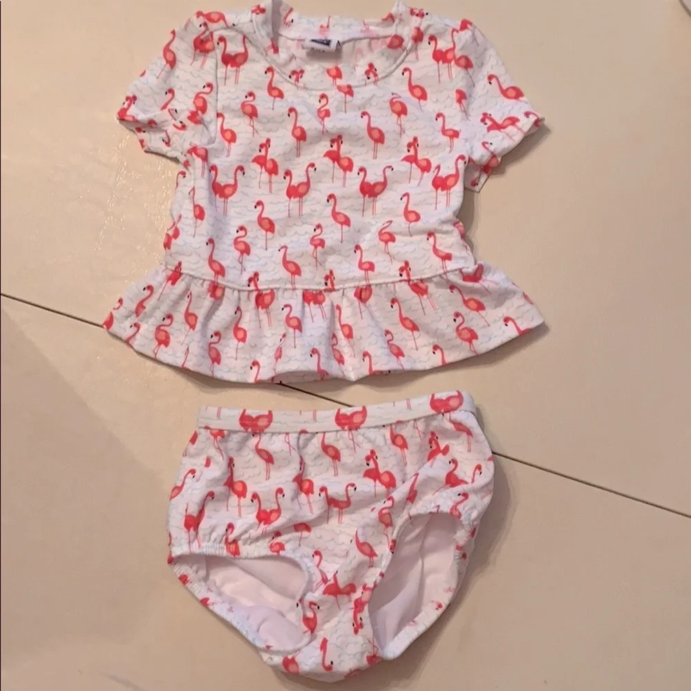 Janie And Jack Peplum Shirt Bikini Bathing Suit